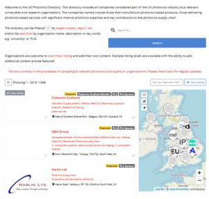 UK Photonics Directory